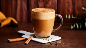 chai latte no café Jeronymo