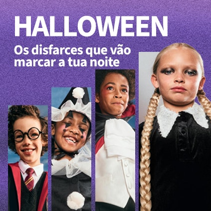 Disfarces e Maquilhagem de Halloween para Crianças