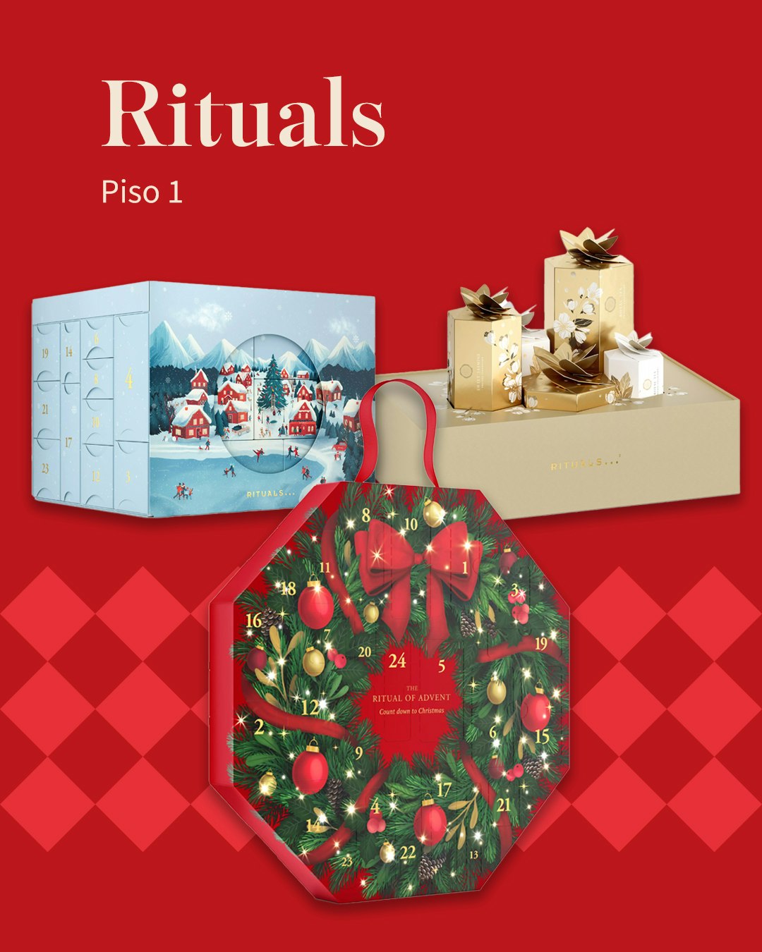 Variedade de Calendários de Advento para oferecer antes do Natal
