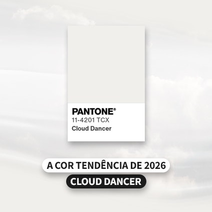 Cor Do Ano 2026: Cloud Dancer