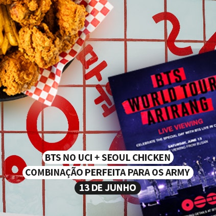 Um dia de K-culture: BTS no UCI Cinemas e almoço no Seoul Chicken