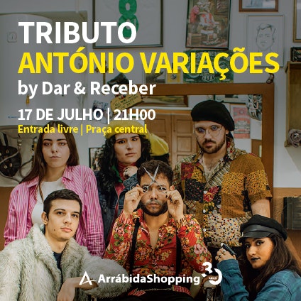 ArrábidaShopping recebe concerto-tributo a António Variações pela banda Dar & Receber